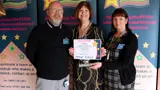 Image of colleagues winning Healthwatch Middlesbrough Innovation Award