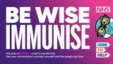 Image explaining Be Wise, Immunise 