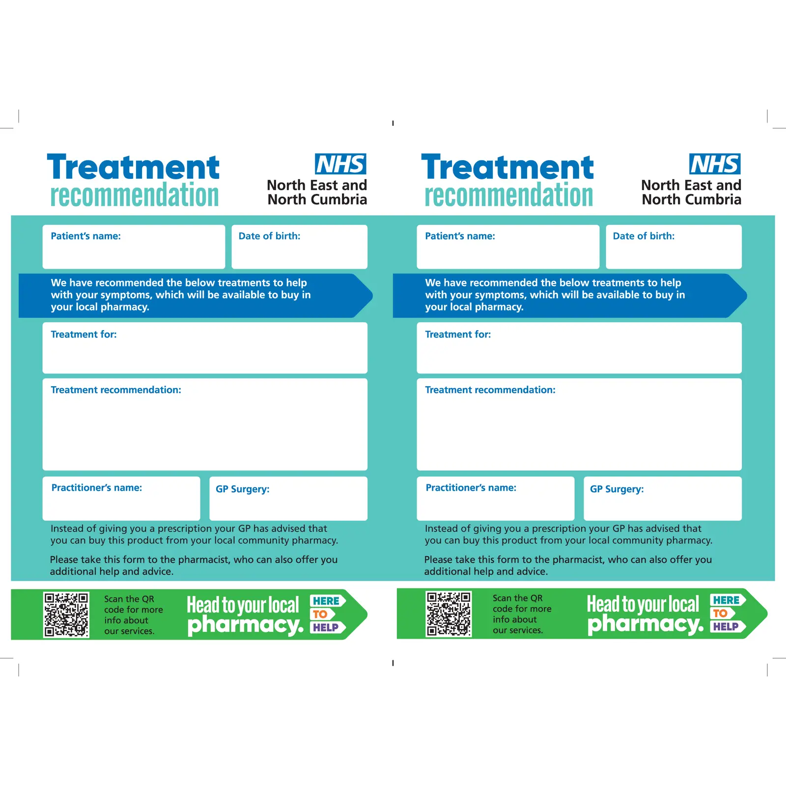 Scf Padding Nhs Code Common conditions | North East and North Cumbria NHS